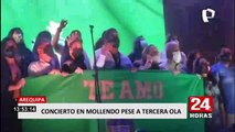 Arequipa: realizan concierto violando normas de bioseguridad