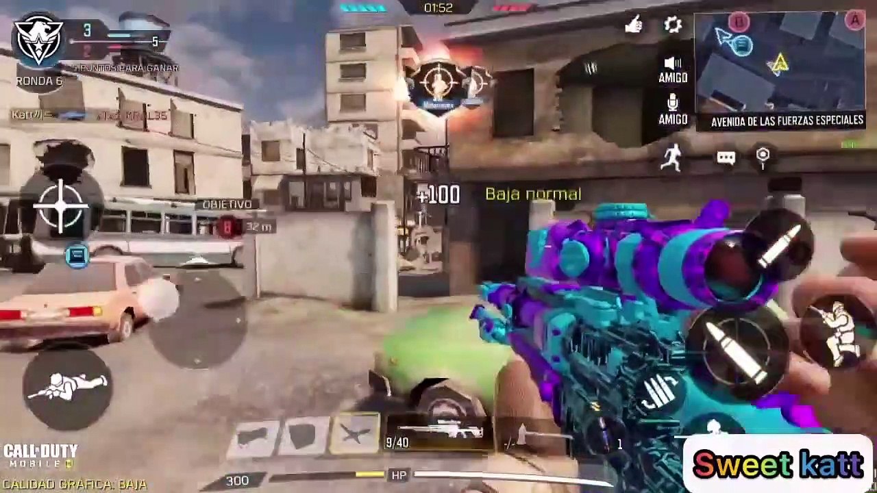 Mancos jugando cod mobile