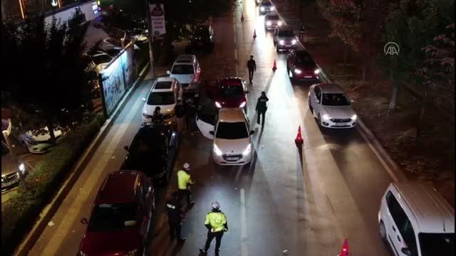 Son dakika haberi... 250 polisin katılımıyla drone destekli asayiş uygulaması yapıldı