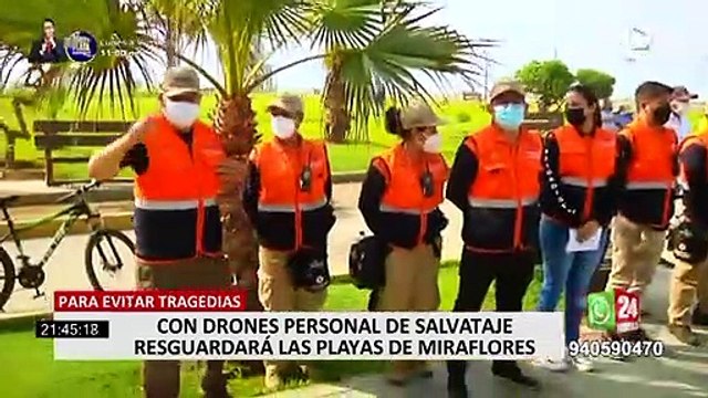 Alcalde de Miraflores aseguró que implementará drones para labores de recate en playas
