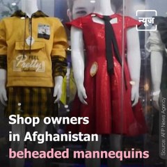 Taliban Orders Afghan Shop Owners To Behead Mannequins