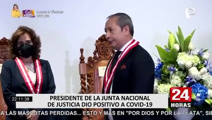 Presidente de la JNJ dio positivo a COVID-19 un día después de juramentar ante Castillo