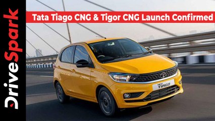 Скачать видео: Tata CNG Cars Launch Confirmed | Tata Tiago CNG & Tata Tigor CNG To Debut Soon