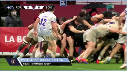 PRO D2 - Résumé Rouen Normandie Rugby-US Bressane: 0-0 - J16 - Saison 2021/2022