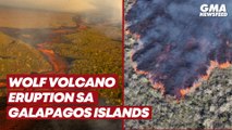 Wolf Volcano eruption sa Galapagos Islands, Ecuador | GMA News Feed