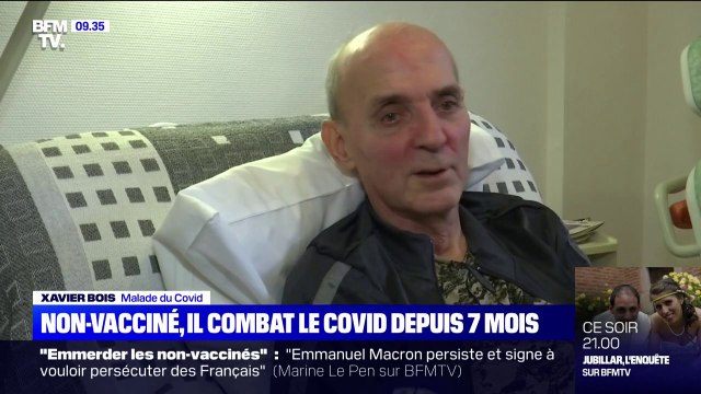 Il a fallu réapprendre à manger, à bouger les doigts, à marcher... : non-vacciné à l'époque, Xavier combat le Covid-19 depuis 7 mois