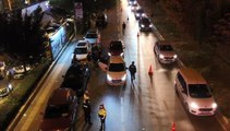 Bursa'da 250 polisle drone destekli asayiş uygulaması