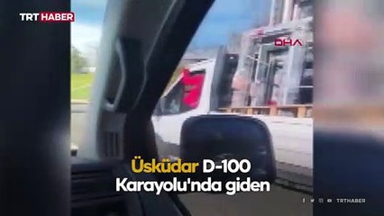 Tehlikeye davetiye çıkaran yolculuk kamerada