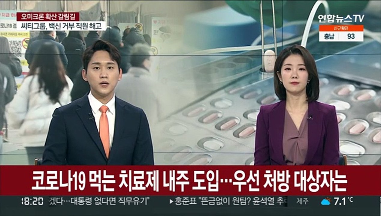 코로나19 '먹는 치료제' 내주 도입…우선 처방 대상자는