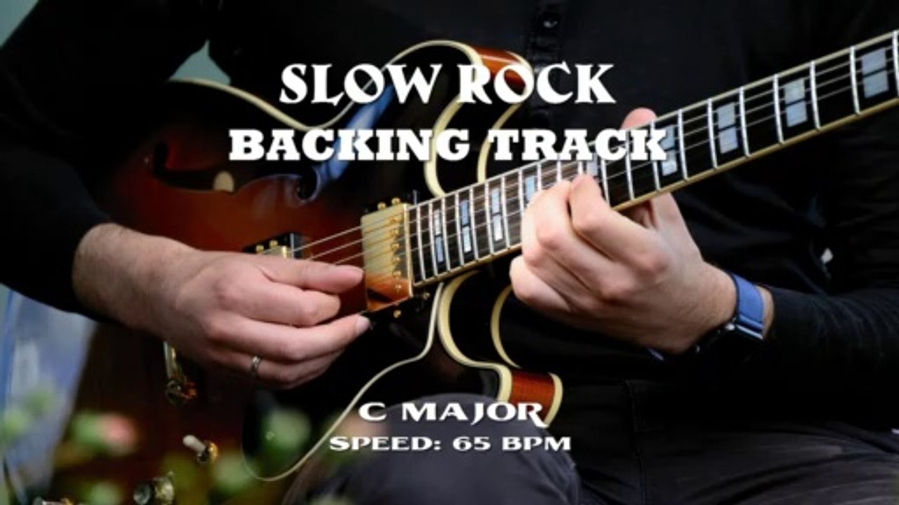 Solo With Guitar Backing Track - ( Slowrock - C ) 82 Bar: C-Am-Dm-G7 | 3N Music