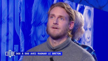 Ragnar Le Breton dos à dos avec Catherine Ceylac - Clique - CANAL+
