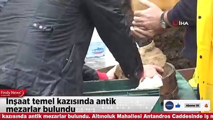 İnşaat için kazmayı vurdular, 2500 yıllık antik mezar buldular!