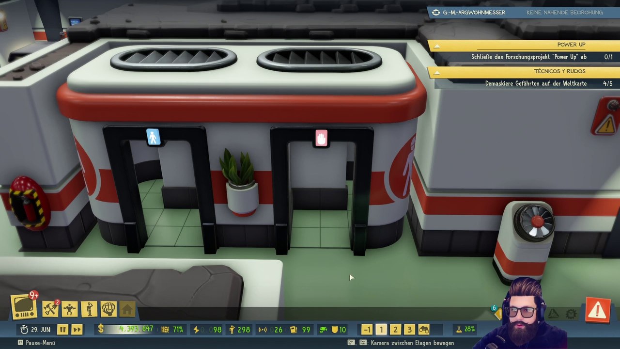 Evil Genius 2  Let's Play Folge #069 Explosionen und Feuerausbrüche  [German/Deutsch]