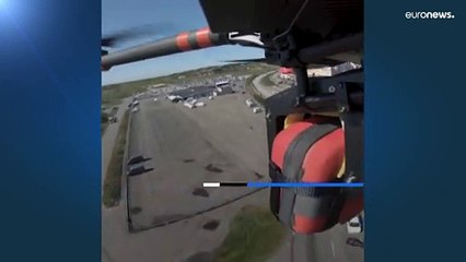 پهپاد ناجی طی کمتر از ۴ دقیقه بالای سر بیمار قلبی در سوئد رسید