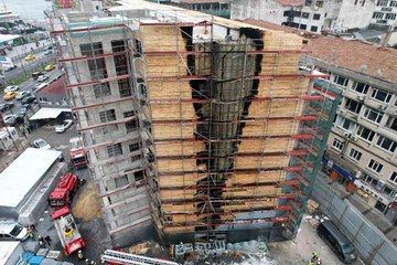 Tarihi Liman Han'da yangın