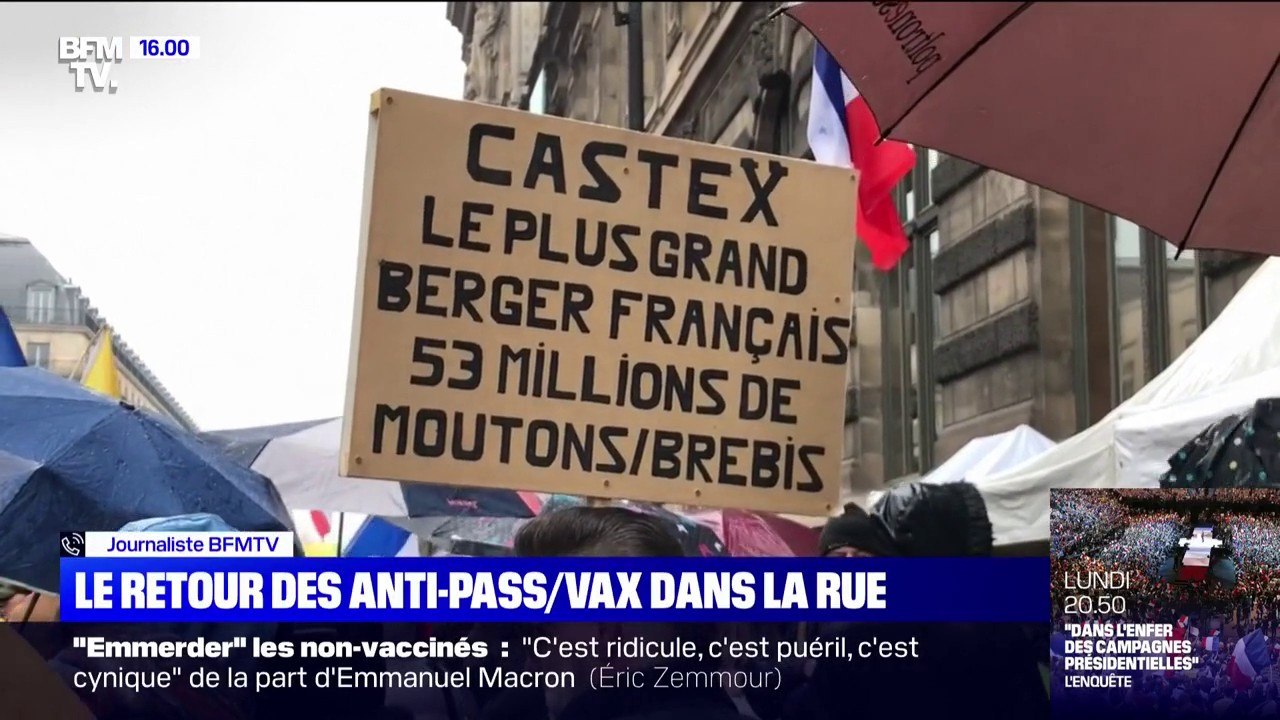 Manifestations anti-pass: à Paris, le cortège se dirige vers la place Vauban