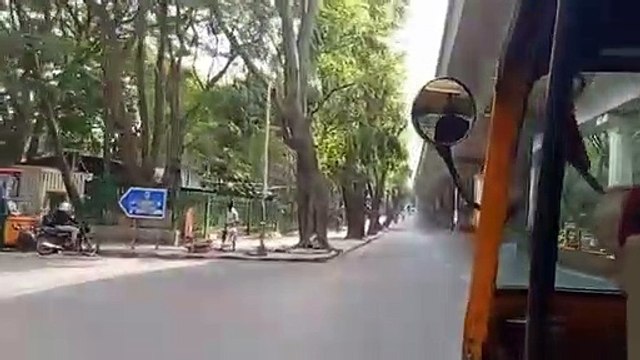 वीडियो में देखिए बेंगलूरु में साप्ताहांत कर्फ्यू के पहले दिन सडक़ों पर पसरा सन्नाटा