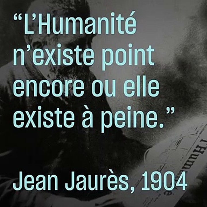 Le premier jour du journal "L'Humanité"