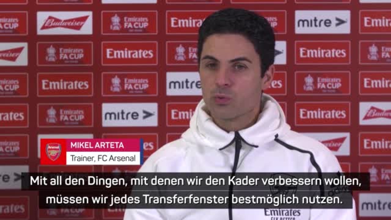 Arsenal-Transfers im Januar? Arteta: “Sind bereit”