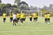 Deuxième séance d'entraînement des Lions du Sénégal à Bandjoum