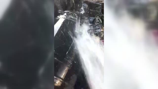 Son dakika haberleri | Yangın çıkan LPG'li araç kullanılamaz hale geldi