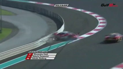 12H Abu Dhabi 2022 Race Pampanini Hard Crash