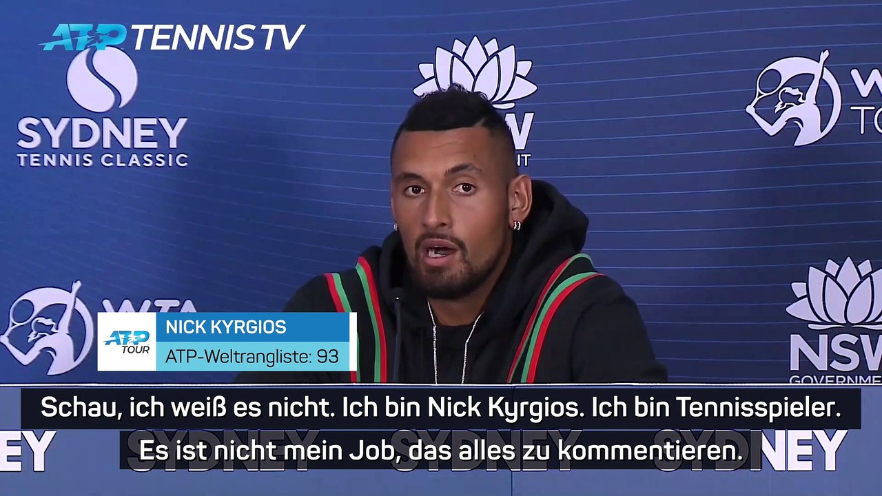 Kyrgios bedauert Djokovic: “Das ist unmenschlich”