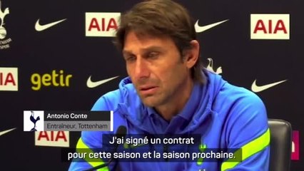 Tottenham - Conte : "Je ne veux pas un contrat long"