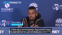 Kyrgios unimpressed with 'inhumane' Djokovic treatment