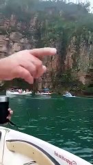 Banhistas avisaram sobre desmoronamento em Capitólio