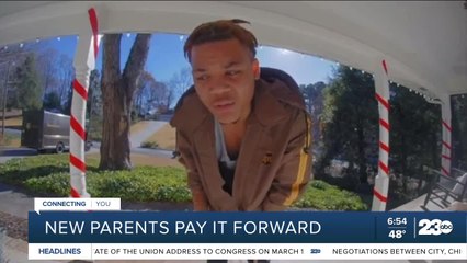 Driver delivers special message