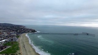 Drone Footage of a Beach shot in Ultra HDR 4K camera at 60 frames per second resolution
