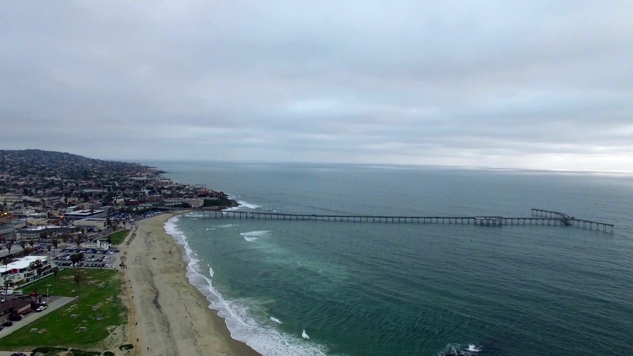 Drone Footage of a Beach shot in Ultra HDR 4K camera at 60 frames per second resolution