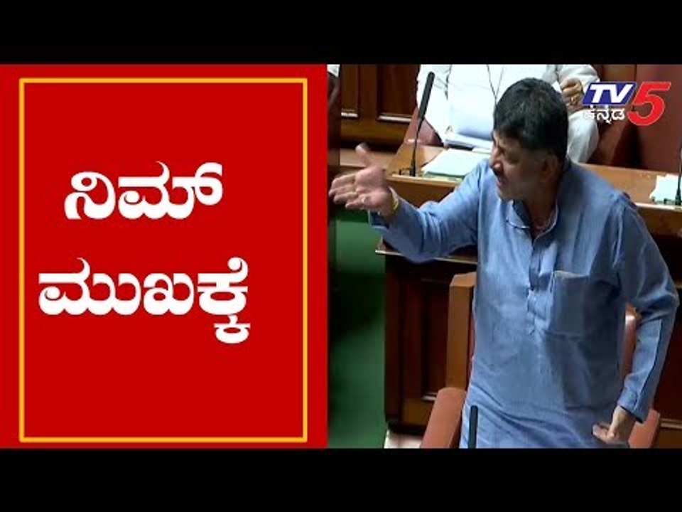 ಇನ್ನೇನು ಬೇಕು ನಿಮ್ ಮುಖಕ್ಕೆ | DK Shivakumar | Assembly Session | TV5 Kannada