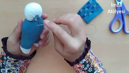 Baby doll make by socks