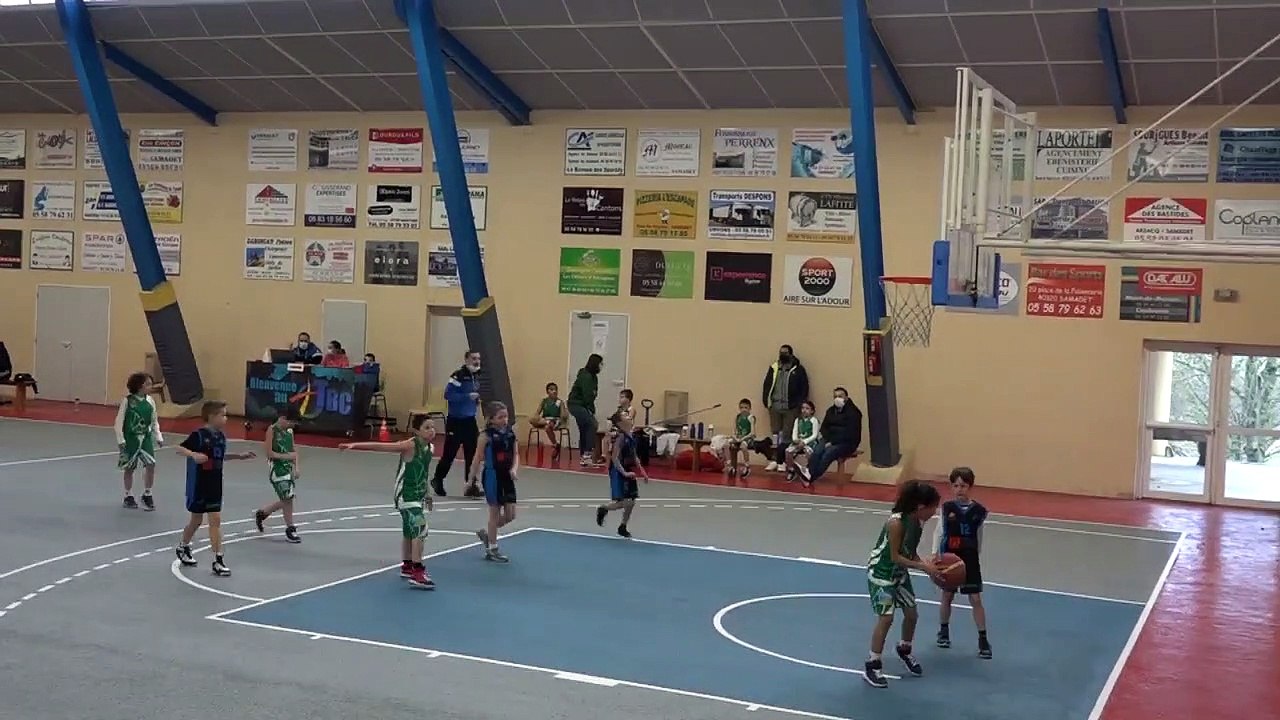 08.02.2022 U09 Mini Poussins Mixte 1 Tursan Basket Chalosse 1 - Bas Armagnac 2e Partie