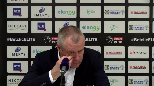 Au micro maritima: Laurent Legname après la victoire de JL Bourg à Fos