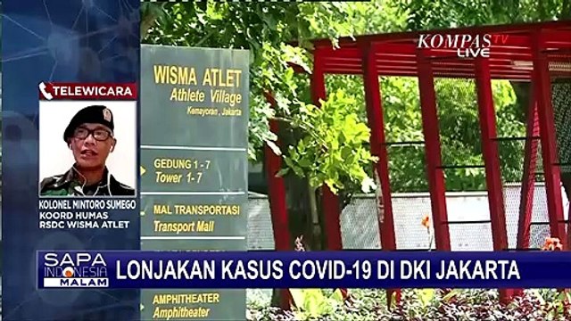 Terjadi Lonjakan Kasus Corona di Wisma Atlet