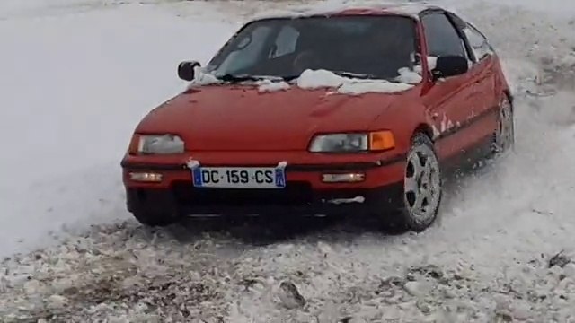 HONDA CRX - circuit BONTOUX LUDOVIC - vidéo lulu du jura