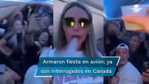 Interrogan al menos a 27 influencers tras polémica por fiesta en avión en Cancún