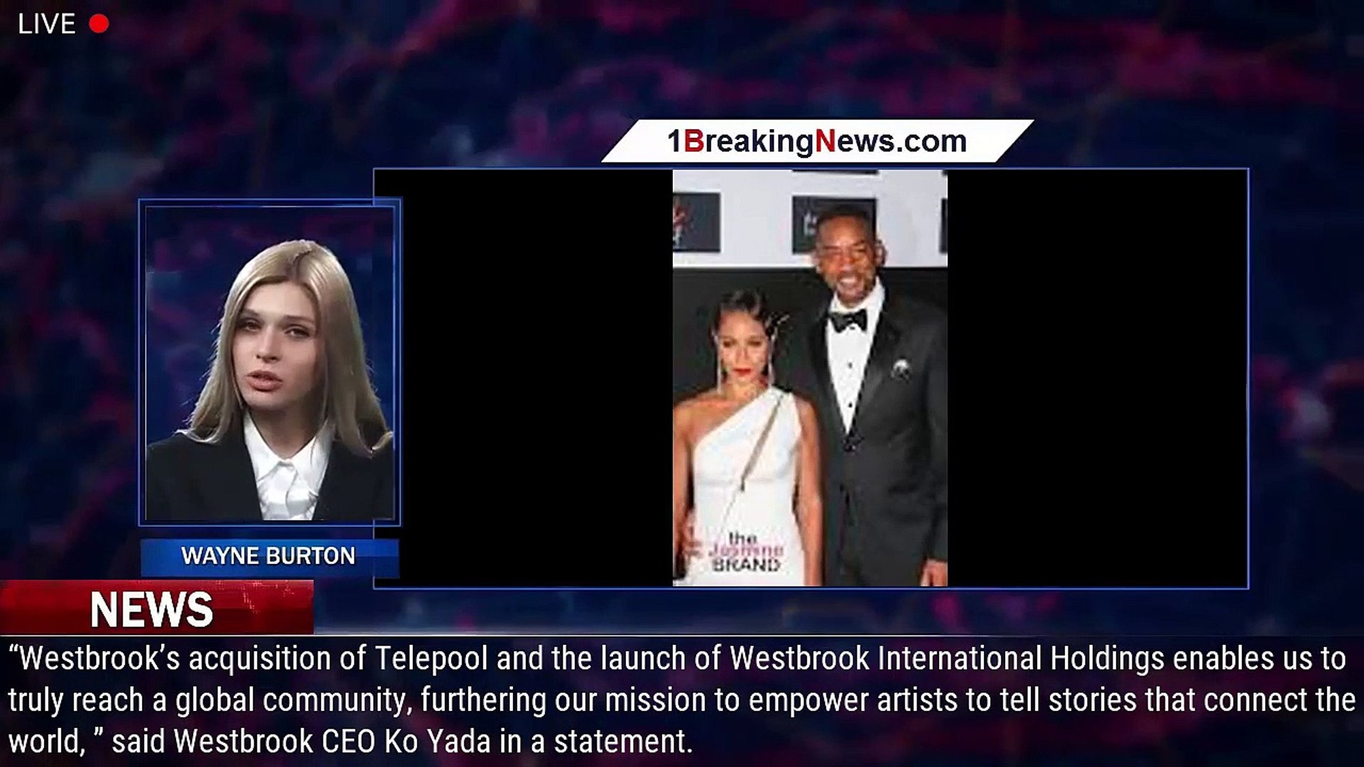 ⁣Will Smith and Jada Pinkett Smith's Westbrook Acquires Germany's Telepool, Eyes Global Exp
