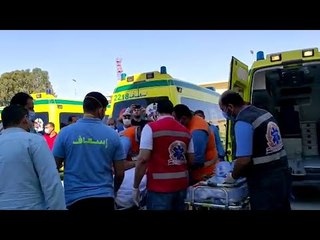 الوطن تلتقى أسر المصابين الفلسطينيين القادمين لمستشفى العريش العام