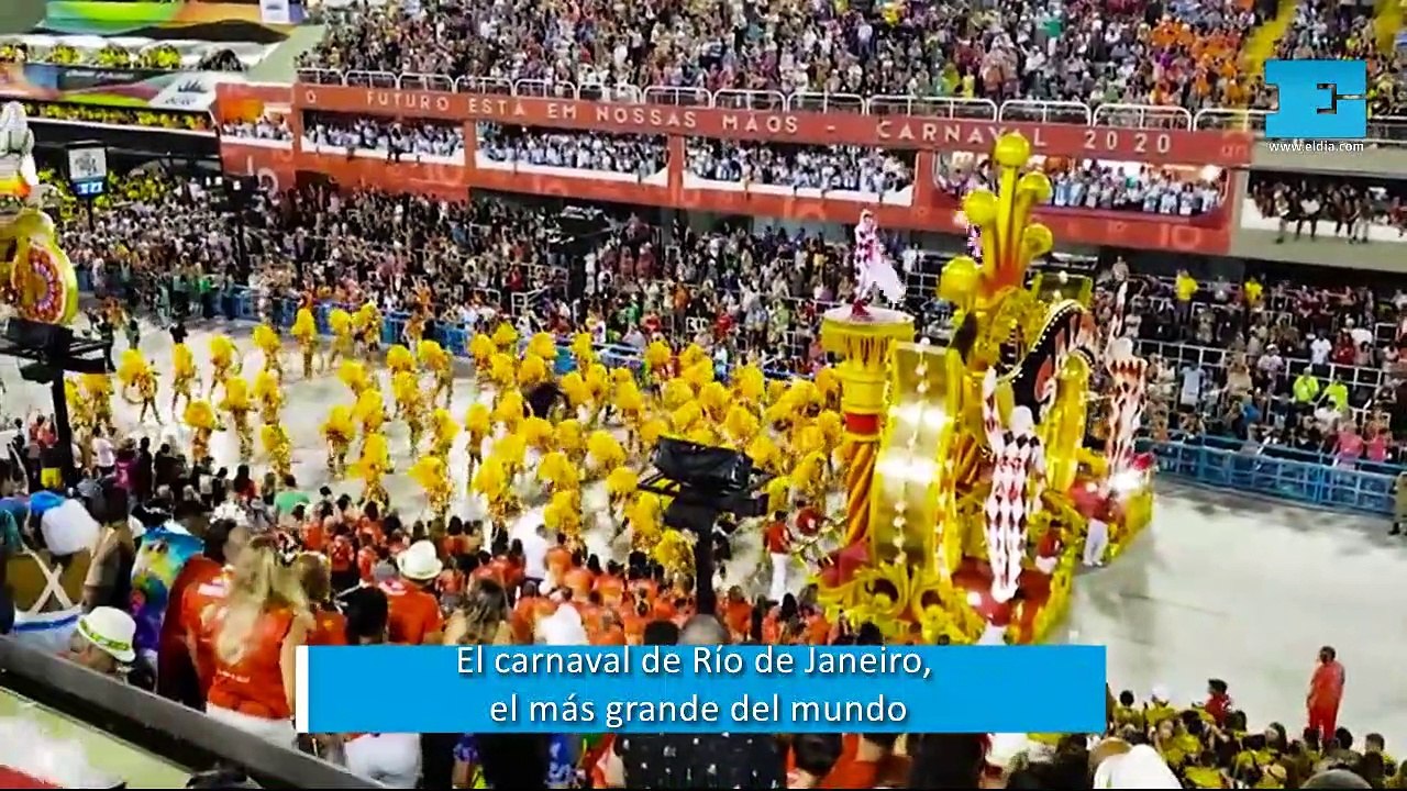 El carnaval de Río de Janeiro, el más grande del mundo