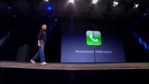 Presentación del iPhone original en 2007