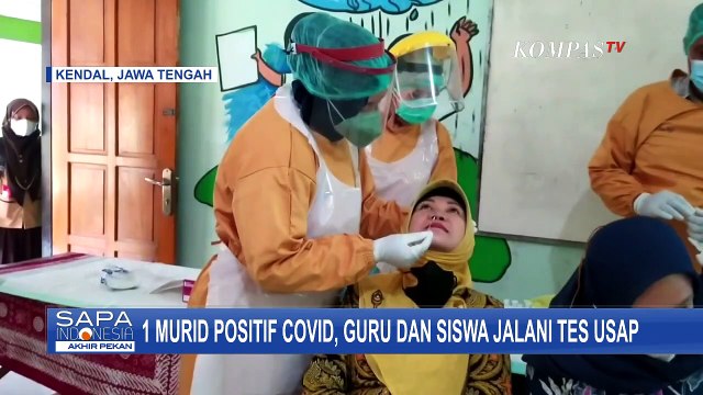 Pasca Satu Siswa Positif Covid-19, Warga Sekolah SDN Sidorejo 01 Jalani Tes Swab