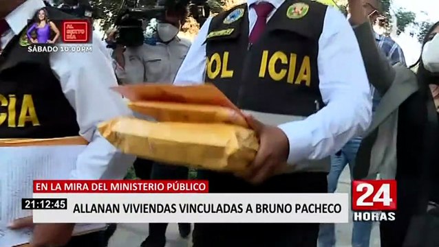 Bruno Pacheco: Fiscalía allana inmuebles por caso de tráfico de influencias en la Sunat