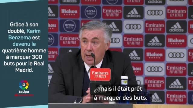 20e j. - Ancelotti encense Vinicius et Benzema