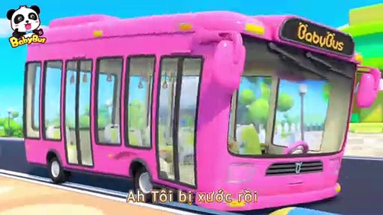 Tiệm sơn màu xe hơi | Chiếc xe buýt sắc màu | Nhạc thiếu nhi vui nhộn | BabyBus