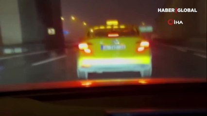 TEM Otoyolu’nda beyzbol sopalı taksici dehşeti