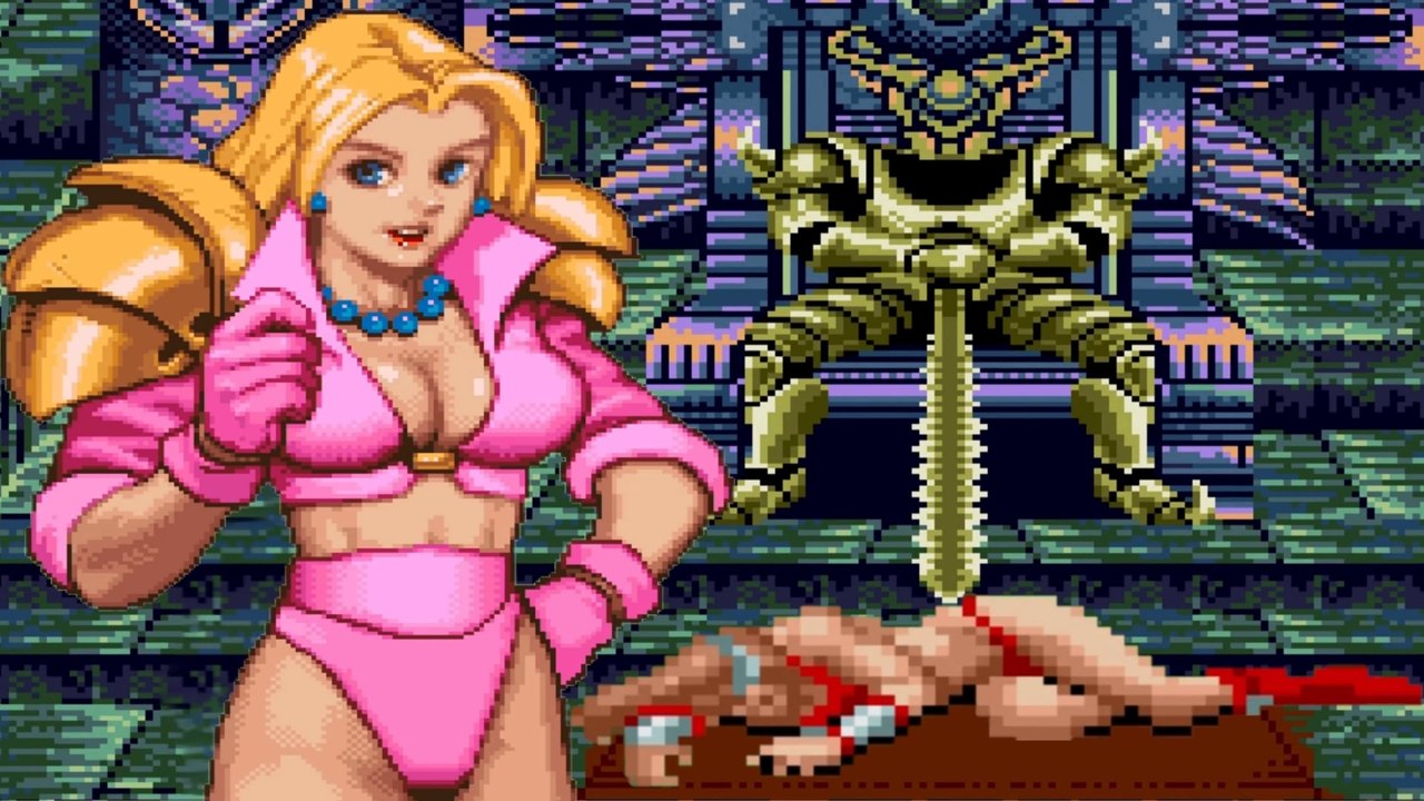 [AG] Golden Axe II [Barbarian girl / All Bosses]